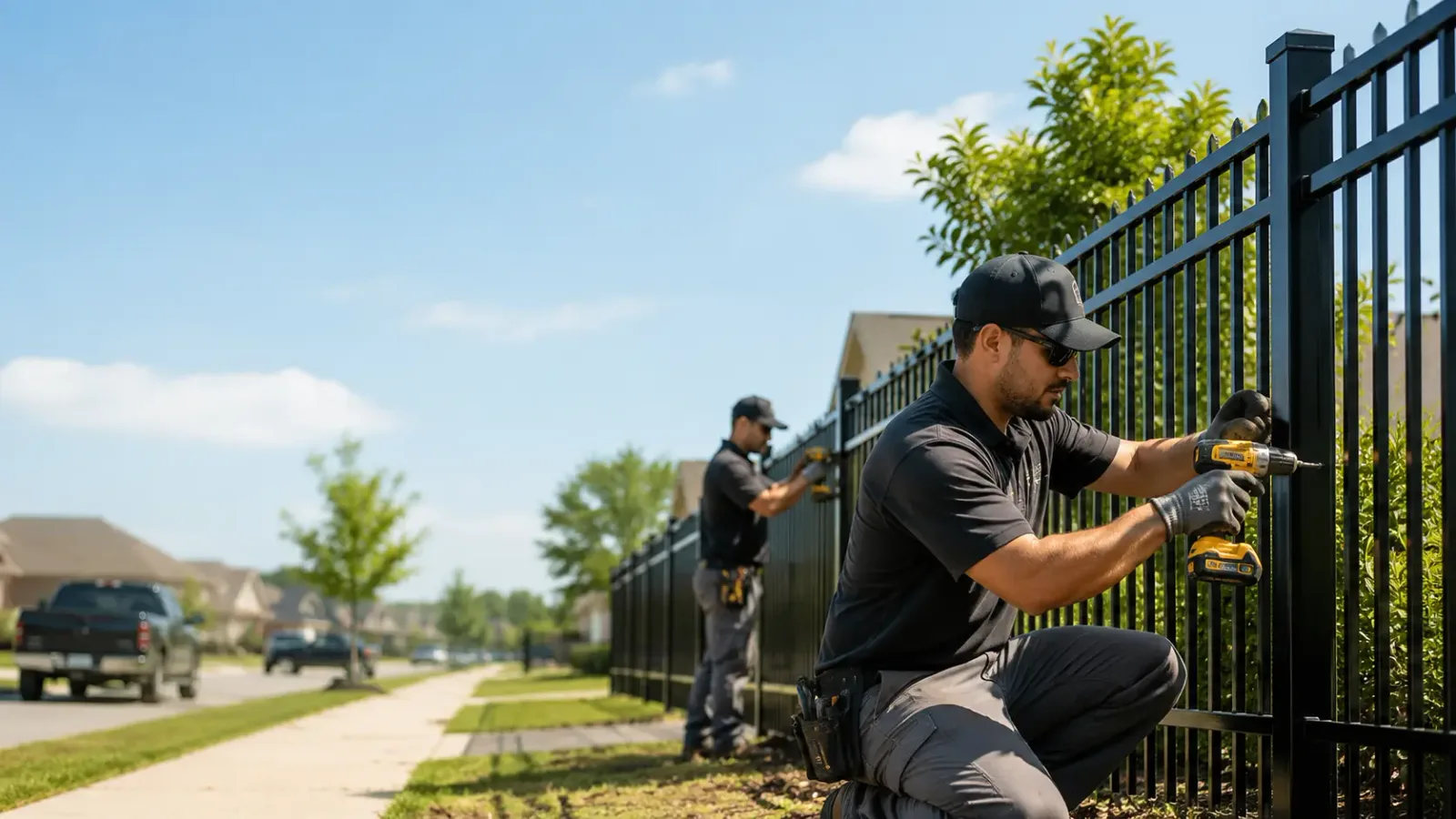 Metal Fence Installation in Tower Hill, IL